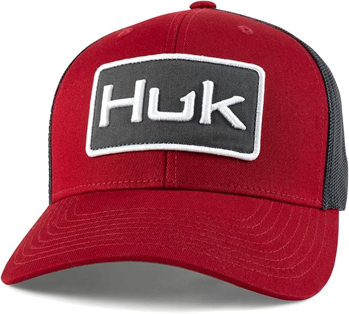 HUK Men's Trucker, Anti-Glare Snapback Fishing Hat