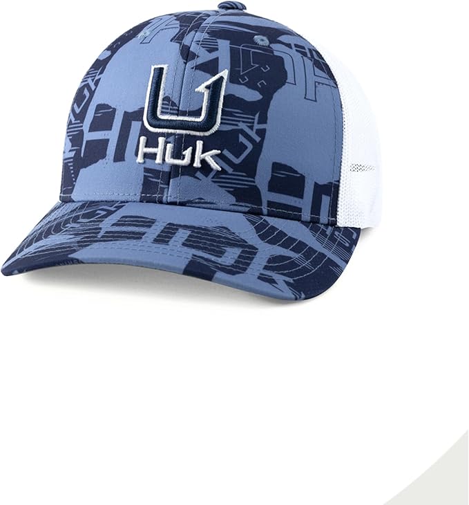 HUK Men's Trucker, Anti-Glare Snapback Fishing Hat