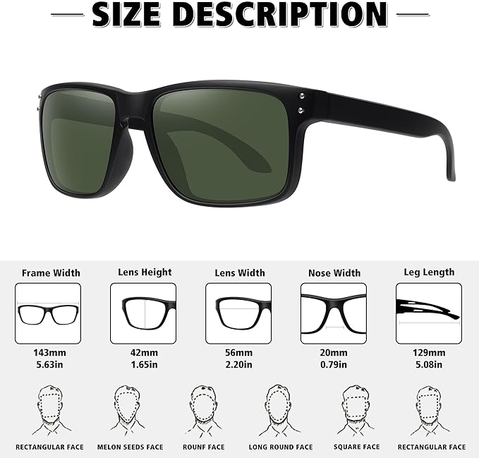 MEETSUN Polarized Sunglasses for Men Women Sports Driving Fishing Glasses UV400 Protection