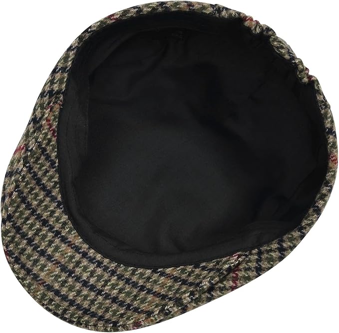 STARANCE Men's Flat Cap Wool Tweed Driving Irish Newsboy Hat