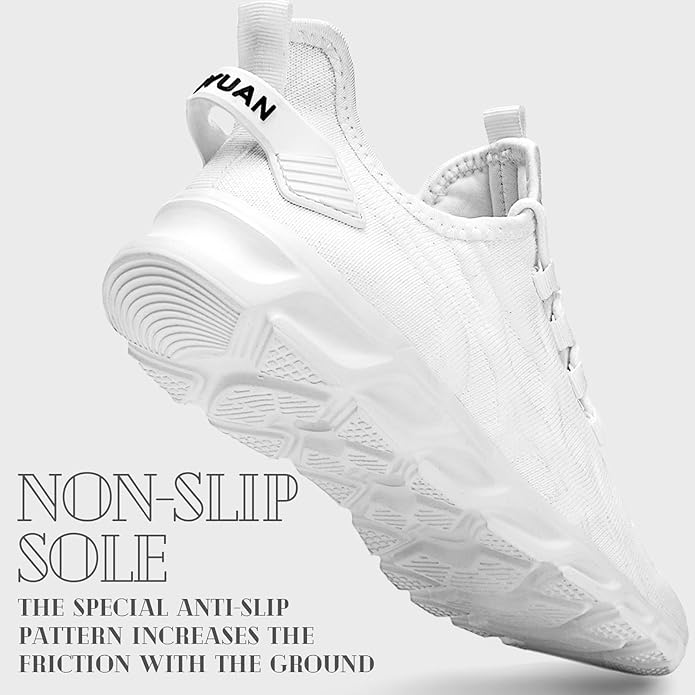 ZGPWZWL Mens Running Shoes Sneakers for Men Tennis Gym Athletic Lightweight Walking Comfortable Workout Sports Shoes