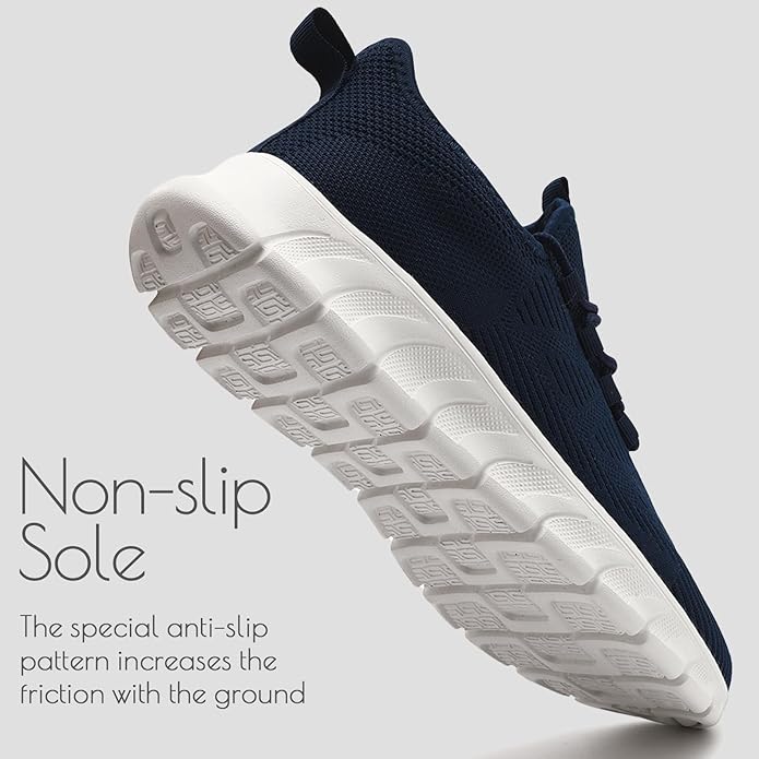 ZGPWZWL Mens Running Shoes Sneakers for Men Tennis Gym Athletic Lightweight Walking Comfortable Workout Sports Shoes