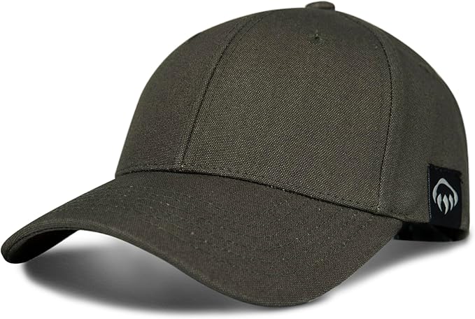 Wolverine Work Hat | Adjustable | Rugged | Durable | Comfort | Workwear | Cotton Canvas, Claw Label-Black Olive