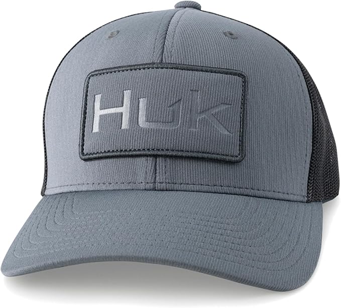 HUK Men's Trucker, Anti-Glare Snapback Fishing Hat
