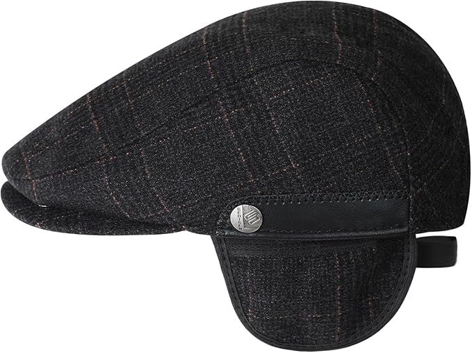 Sumolux Mens Newsboy Hat Flat Cap Gatsby Newsboy Lvy Irish Hats Driving Cabbie Hunting Cap
