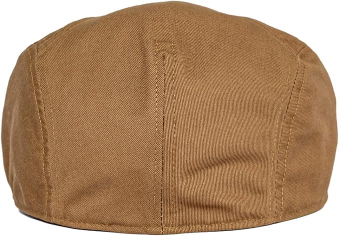 BOTVELA Men Cotton Twill Newsboy Flat Ivy Driving Hat Fitted Cap
