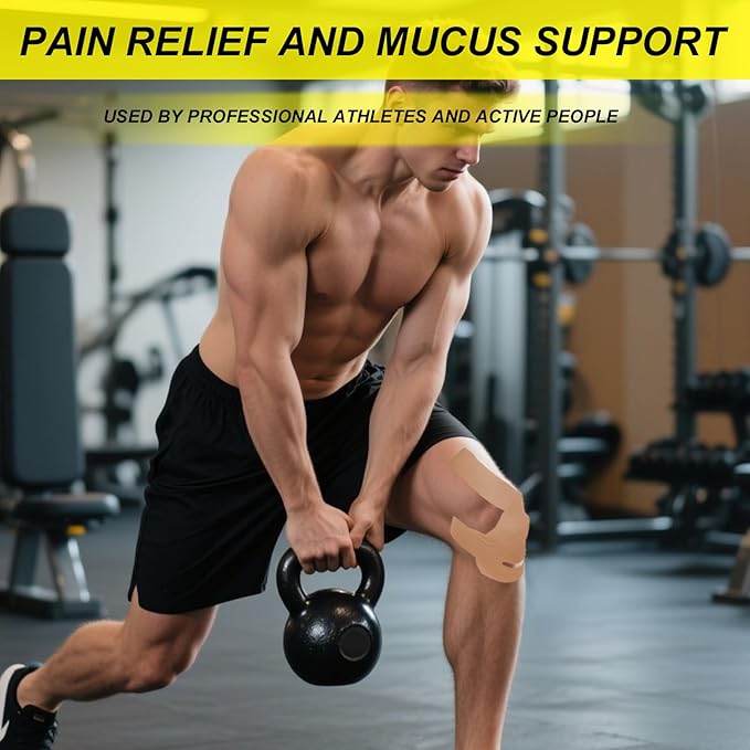 15pcs Precut Kinesiology Tape for Knees, Waterproof Breathable Elastic Athletic Muscle Tape Strips Cotton Knee Support Stickers for Sports & Long-Lasting Stability (Assorted Colors)