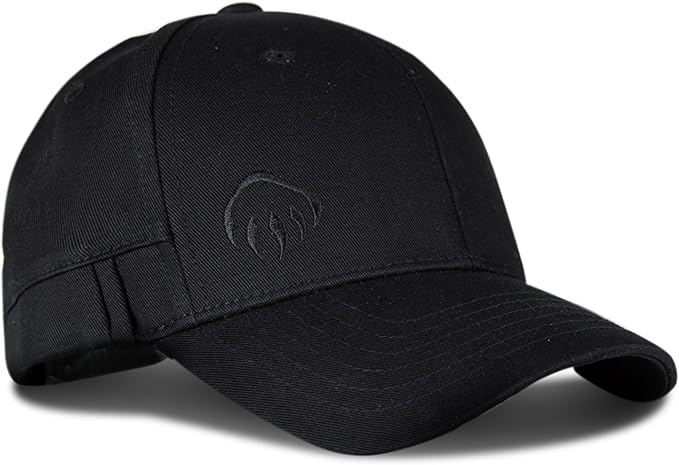 Wolverine Work Hat | Adjustable | Rugged | Durable | Comfort | Workwear | Cotton Canvas, Pencil Sleeve-Black