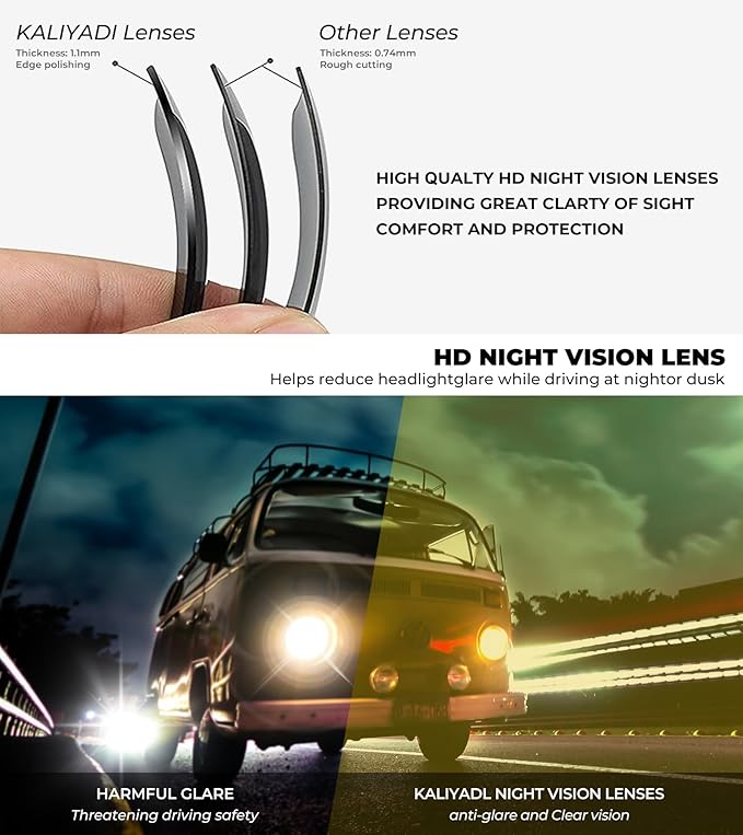 KALIYADI Mens Sun-Glasses Polarized Sunglasses-Men: Classic Sunglasses with Ultraviolet Protection for Driving Fishing Golf