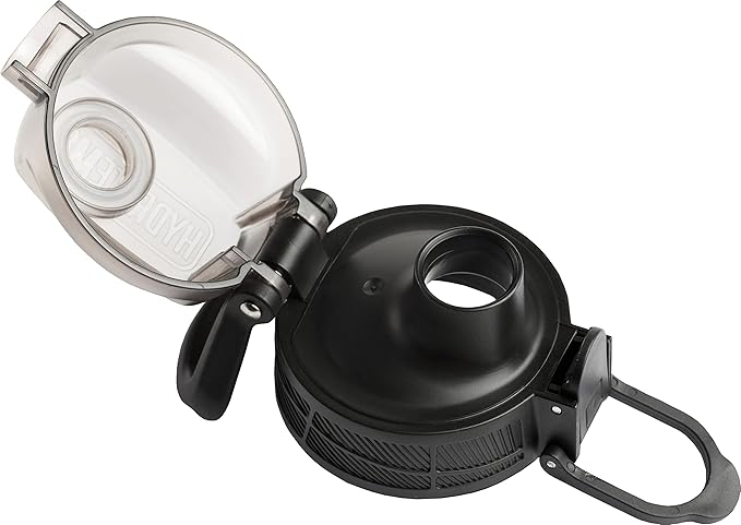 HYDRATEM8 - Active Motivational Sports Water Bottle with Time Markings, BPA Free, Drinks Bottle, 32oz - Frosted