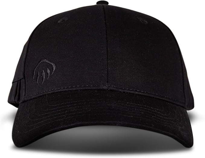 Wolverine Work Hat | Adjustable | Rugged | Durable | Comfort | Workwear | Cotton Canvas, Pencil Sleeve-Black