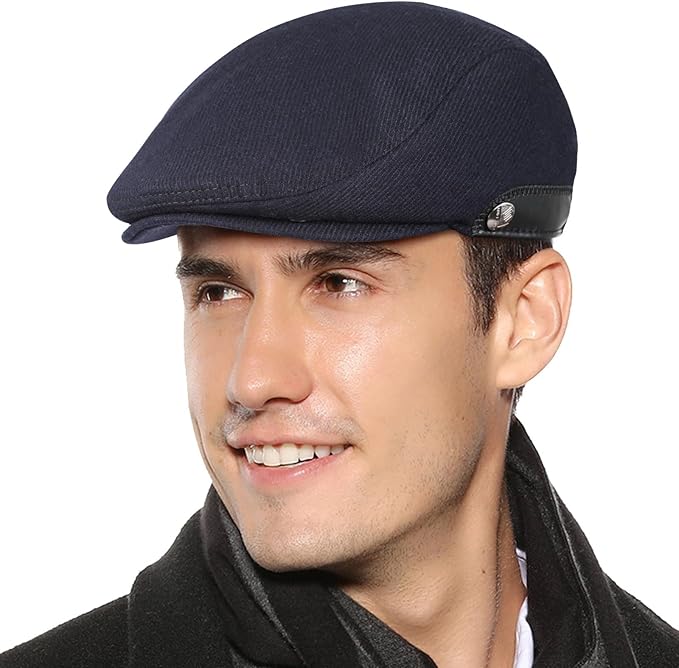 Sumolux Mens Newsboy Hat Flat Cap Gatsby Newsboy Lvy Irish Hats Driving Cabbie Hunting Cap