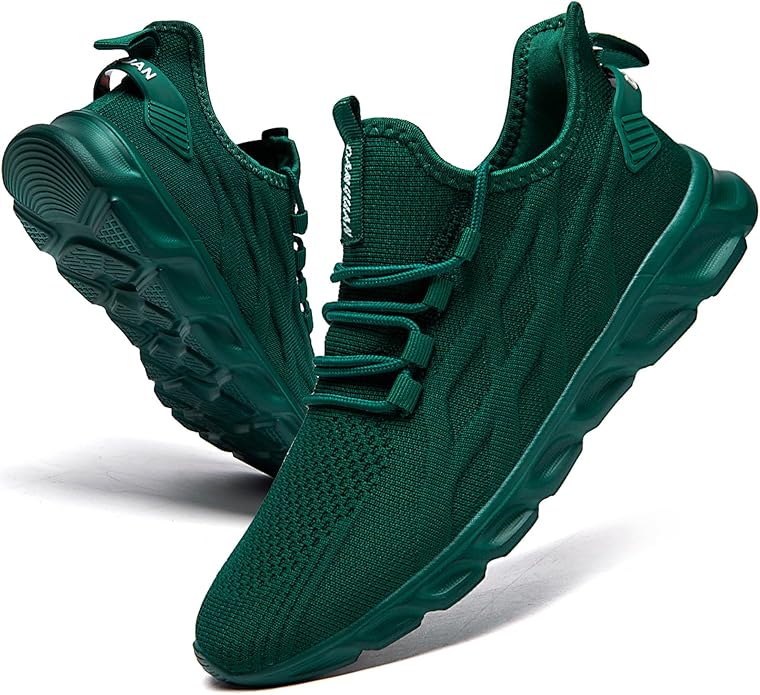 ZGPWZWL Mens Running Shoes Sneakers for Men Tennis Gym Athletic Lightweight Walking Comfortable Workout Sports Shoes