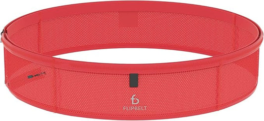 FlipBelt Lightweight Running Air Belt, Fitness and Running Fanny Pack for Women and Men, Non Chafing Waist Band Pack for Phone, Keys, Money, Moisture Wicking Storage Belt, USA Company