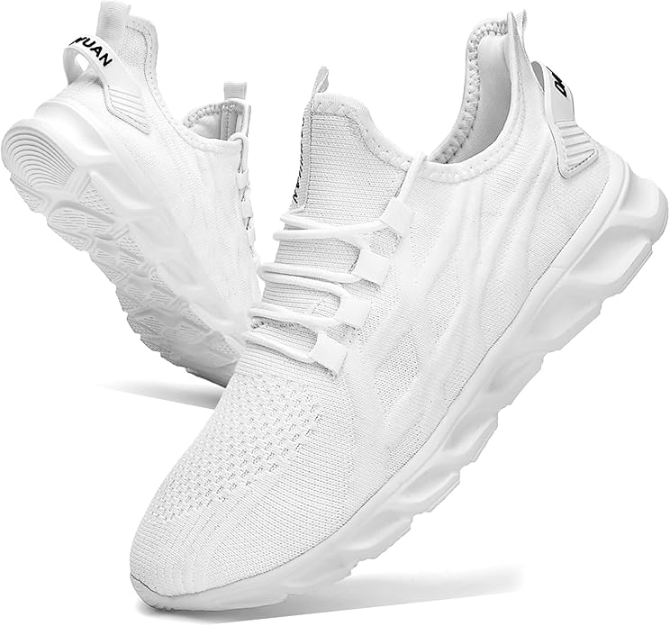 ZGPWZWL Mens Running Shoes Sneakers for Men Tennis Gym Athletic Lightweight Walking Comfortable Workout Sports Shoes