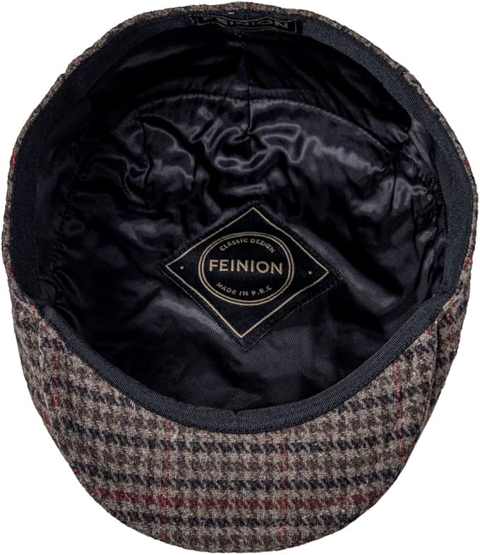 Men's Wool Tweed Newsboy Ivy Cap Gatsby Golf Flat Hat