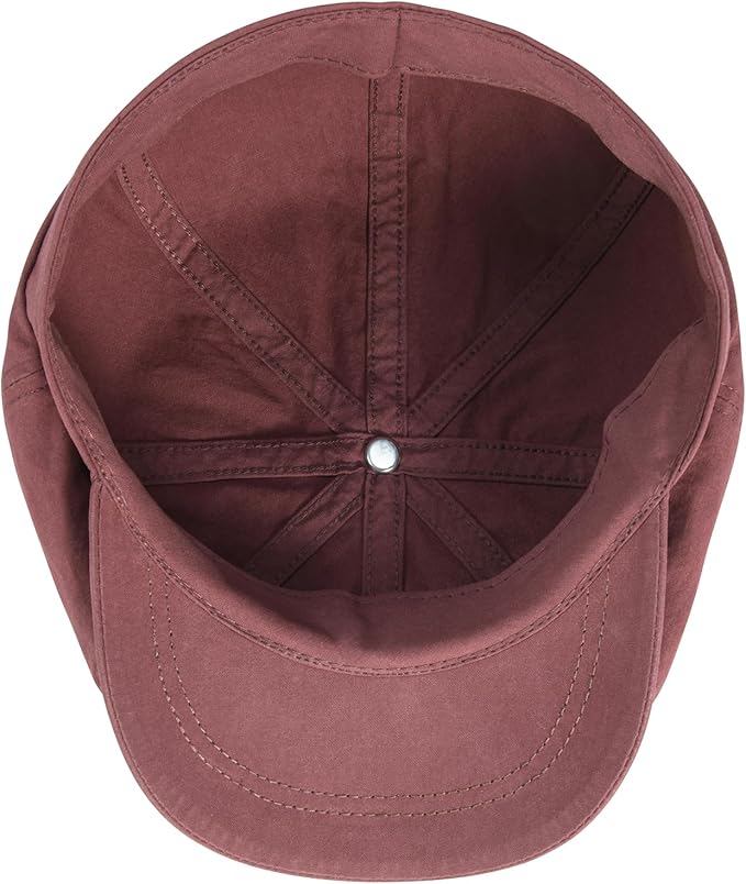 BOTVELA Men's Newsboy Gatsby Hat Cotton Vintage Flat Ivy Cabbie Cap