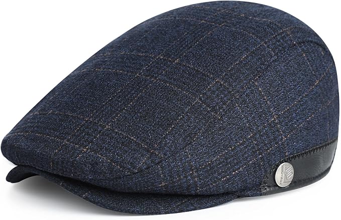 Sumolux Mens Newsboy Hat Flat Cap Gatsby Newsboy Lvy Irish Hats Driving Cabbie Hunting Cap