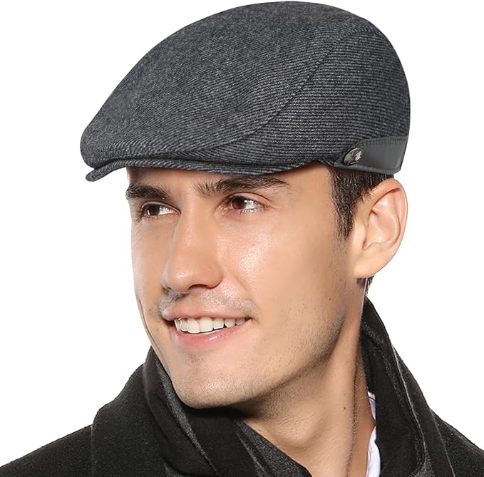 Sumolux Mens Newsboy Hat Flat Cap Gatsby Newsboy Lvy Irish Hats Driving Cabbie Hunting Cap