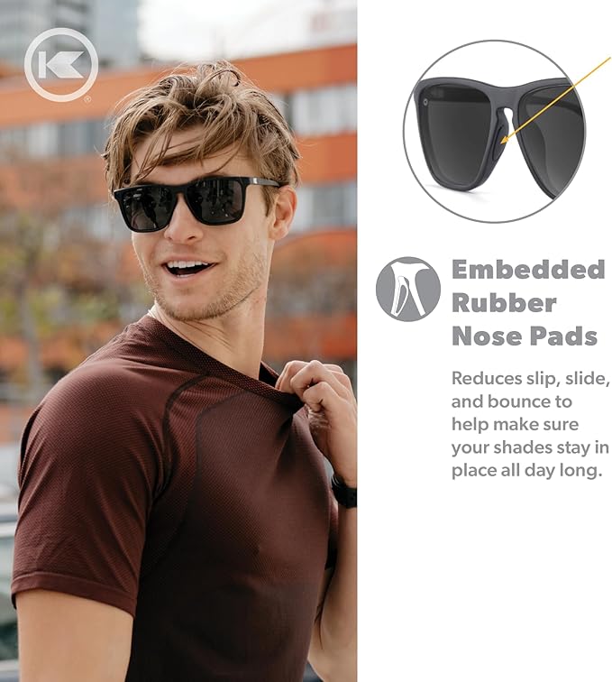 Knockaround Fast Lanes and Fast Lanes Sport Polarized Lightweight Sunglasses for Men & Women - UV400 Protection - Running