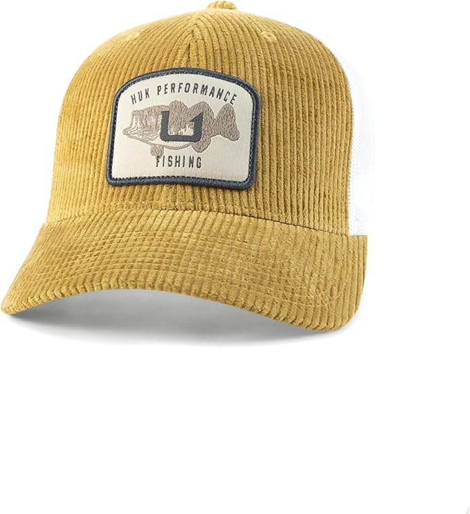 HUK Men's Trucker, Anti-Glare Snapback Fishing Hat