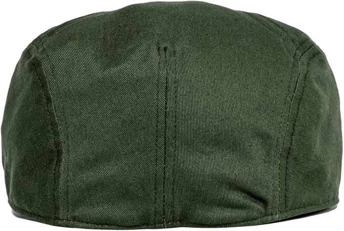 BOTVELA Men Cotton Twill Newsboy Flat Ivy Driving Hat Fitted Cap