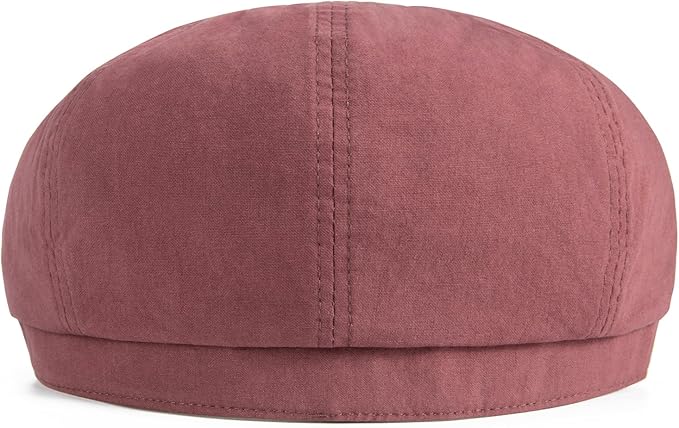 BOTVELA Men's Newsboy Gatsby Hat Cotton Vintage Flat Ivy Cabbie Cap