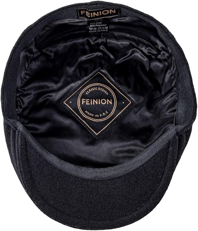 Men's Wool Tweed Newsboy Ivy Cap Gatsby Golf Flat Hat