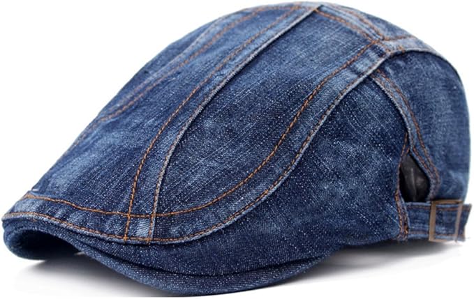 WETOO Men's Flat Cap Gatsby Newsboy Lvy Irish Hats Driving Cabbie Hunting Cap