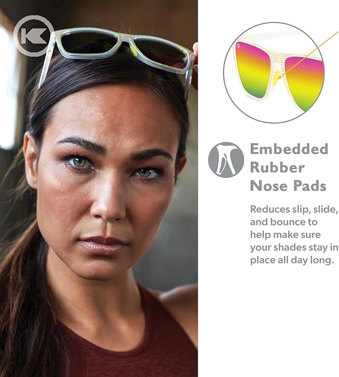 Knockaround Fast Lanes and Fast Lanes Sport Polarized Lightweight Sunglasses for Men & Women - UV400 Protection - Running