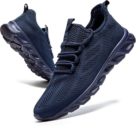 ZGPWZWL Mens Running Shoes Sneakers for Men Tennis Gym Athletic Lightweight Walking Comfortable Workout Sports Shoes