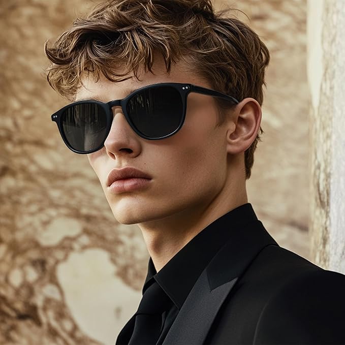 ZENOTTIC Round Polarized Sunglasses Women: UV400 Protection Classic Retro Circle Shades for Driving Fishing Golf Fashion