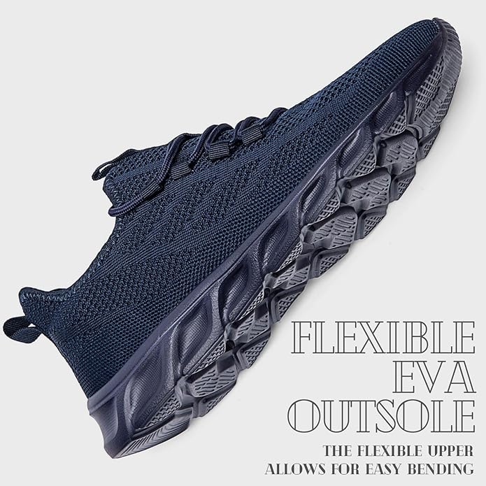 ZGPWZWL Mens Running Shoes Sneakers for Men Tennis Gym Athletic Lightweight Walking Comfortable Workout Sports Shoes