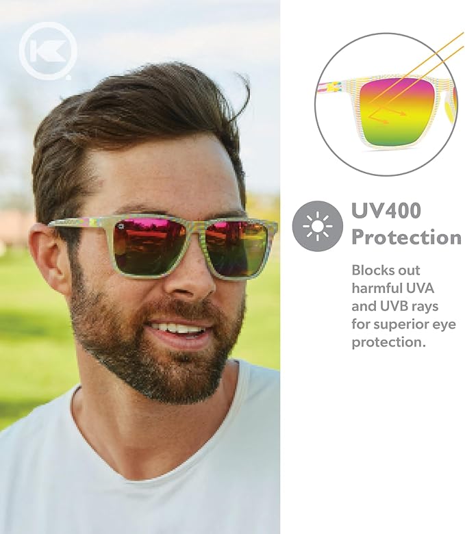 Knockaround Fast Lanes and Fast Lanes Sport Polarized Lightweight Sunglasses for Men & Women - UV400 Protection - Running