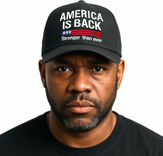 Zadin American Flag Hat for Men Women, USA Hats Baseball Cap, Patriotic Caps Outfit Accessories, Trucker Apparel