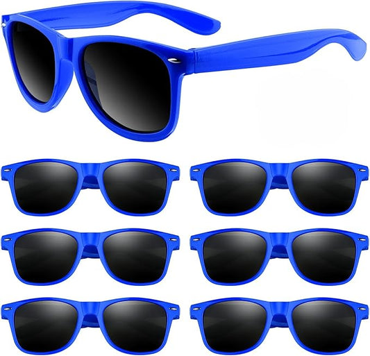 ASTARON Black Sunglasses Bulk, 6/12/24/48 Pack Sunglasses Party Favors for Summer Beach Pool Birthday Wedding Party Supplies