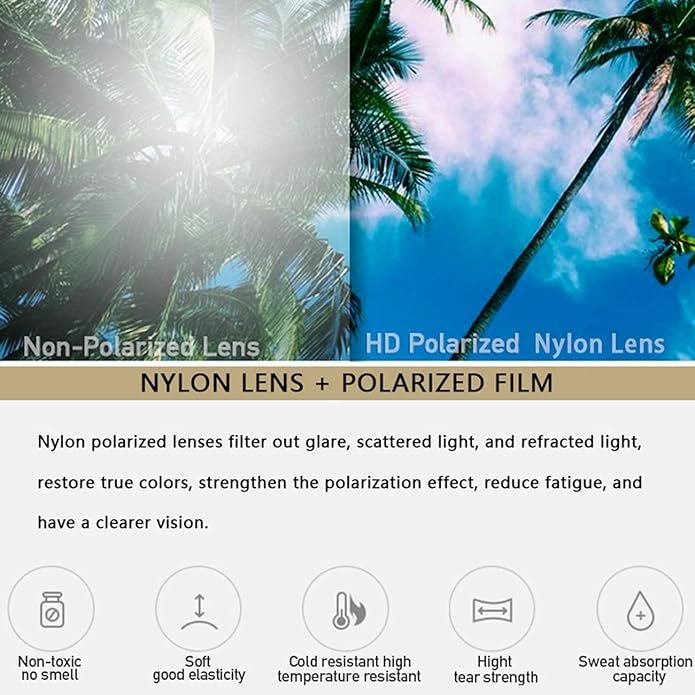 JULI Sports Sunglasses for Men Women Tr90 Rimless Frame for Running Fishing Baseball Driving MJ8001