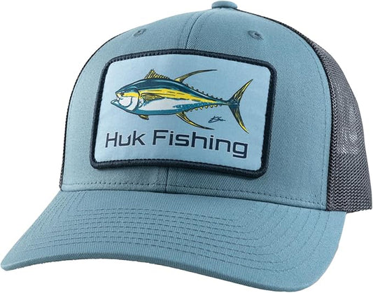 HUK Men's Trucker, Anti-Glare Snapback Fishing Hat