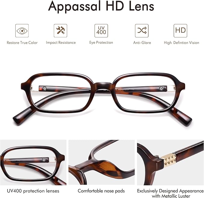 Retro Rectangular Sunglasses for Women Vintage Fashion Trendy Funny Small 90s Square Sunnies 2025 AP3698