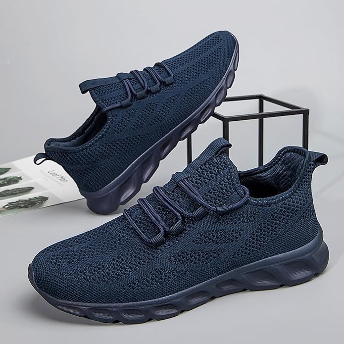 ZGPWZWL Mens Running Shoes Sneakers for Men Tennis Gym Athletic Lightweight Walking Comfortable Workout Sports Shoes