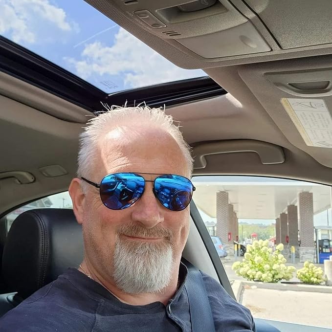 LUENX Aviator Sunglasses for Men Women Polarized - UV400 Protection, Stylish Shades, Driving, Outdoor Activities