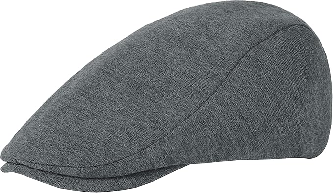 KUJUHA Men's Newsboy Cap Cotton Flat Ivy Gatsby Newsboy Hat Driving Hat Irish Cabbie Hunting Caps Winter Hat