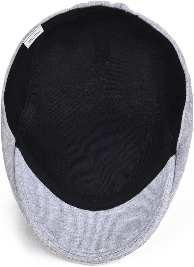 VOBOOM Men's Cotton Flat Ivy Gatsby Newsboy Driving Hat Cap