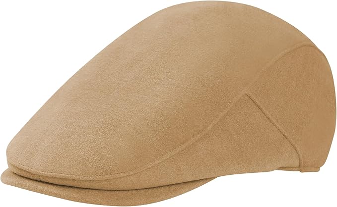 Men's Adjustable Newsboy Hat Classic Flat Gatsby Cabbie Ivy Cap for Golf Driving Winter