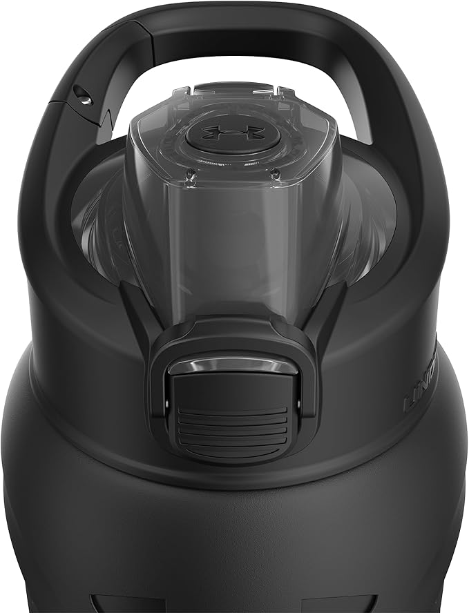 Under Armour 24Oz Stainless Steel Water Bottle, Insulated, Carabiner Easy Carry Hook, Leak Proof, Kids & Adults, All Sports, Gym