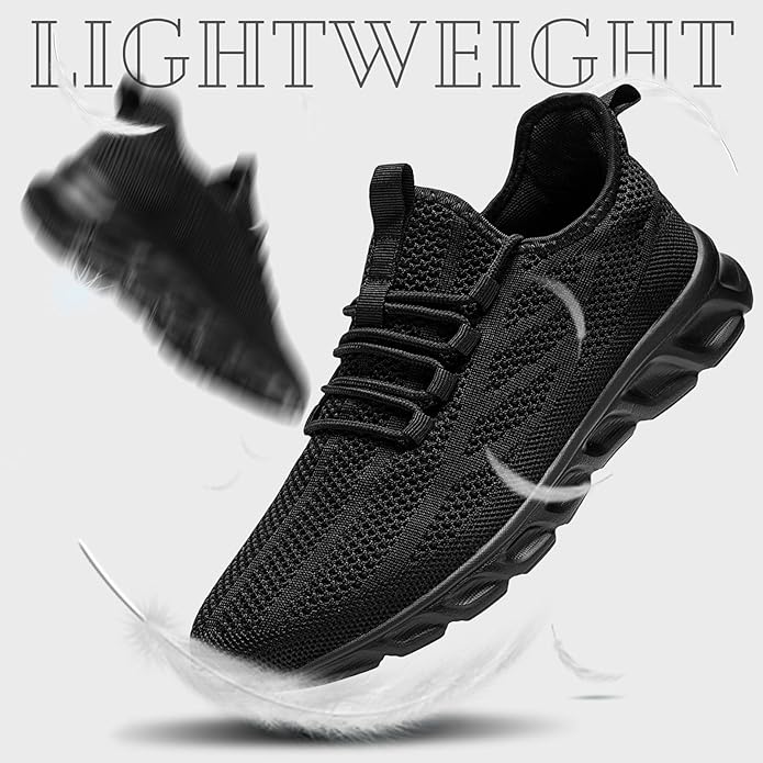 ZGPWZWL Mens Running Shoes Sneakers for Men Tennis Gym Athletic Lightweight Walking Comfortable Workout Sports Shoes