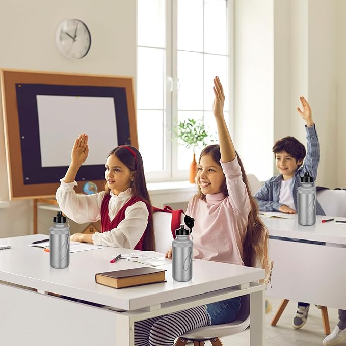 72 Pcs Reusable Water Bottles Bulk 20 oz Squeeze Plastic Sports Water Bottles with Nylon Strap Leak Proof Blank DIY Cups for Travel Hiking Cycling Sport Event Team Gifts