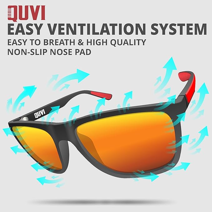 Polarized Sunglasses for Men | UV Protection Mens Sunglasses for Driving Sports Sunglasses for Men Fishing Golf Cycling
