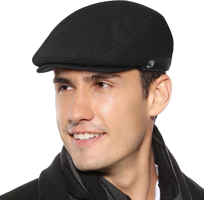 Sumolux Mens Newsboy Hat Flat Cap Gatsby Newsboy Lvy Irish Hats Driving Cabbie Hunting Cap