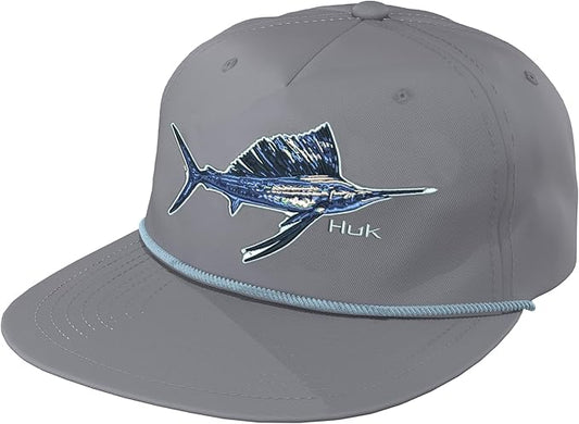 HUK Men's Trucker, Anti-Glare Snapback Fishing Hat